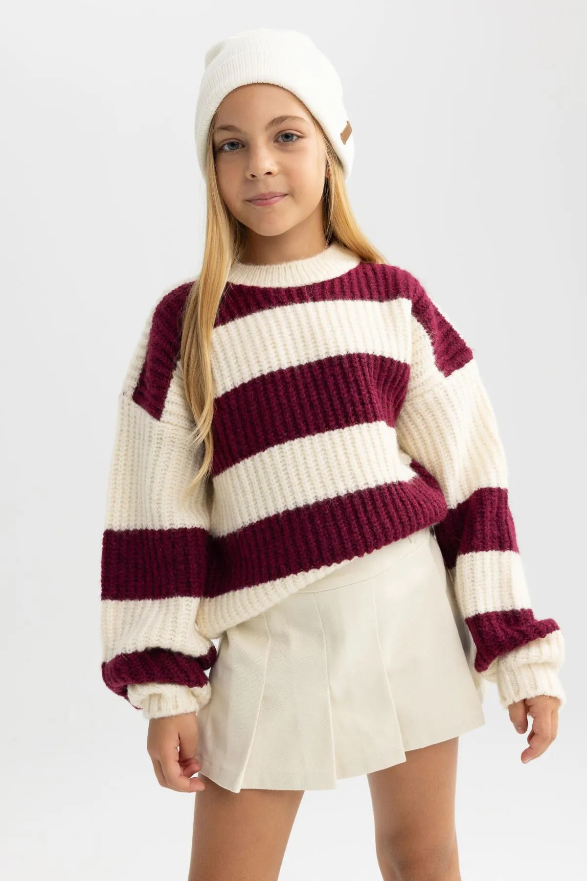 DeFacto  Pullover mit Rundhalsausschnitt für Mädchen - A6009a823wn