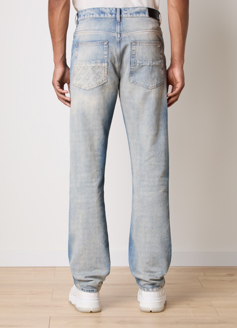 AMIRI rette jeans med lett vask