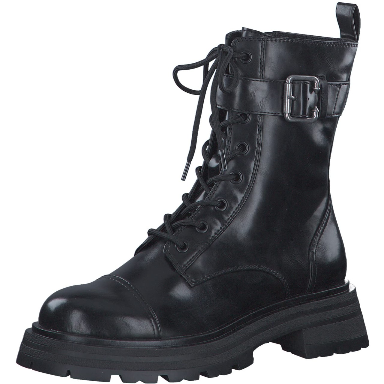 TAMARIS Freizeit Schnürer schwarz Da.-Stiefel