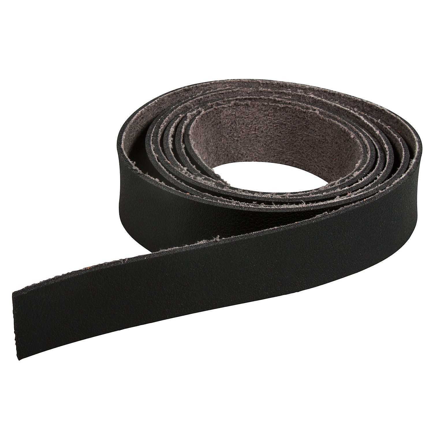 Kunstlederband flach, schwarz, 2 cm, 1,38 m