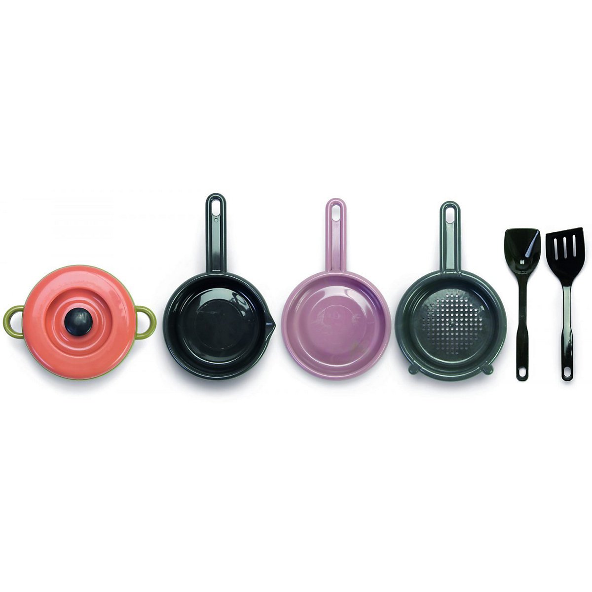 Topfset Green Bean - aus recyceltem Kunststoff, 7-tlg.