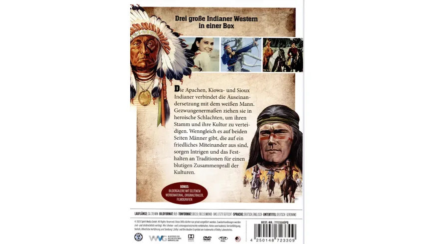 Die grossen Indianer Western  [3 DVDs]