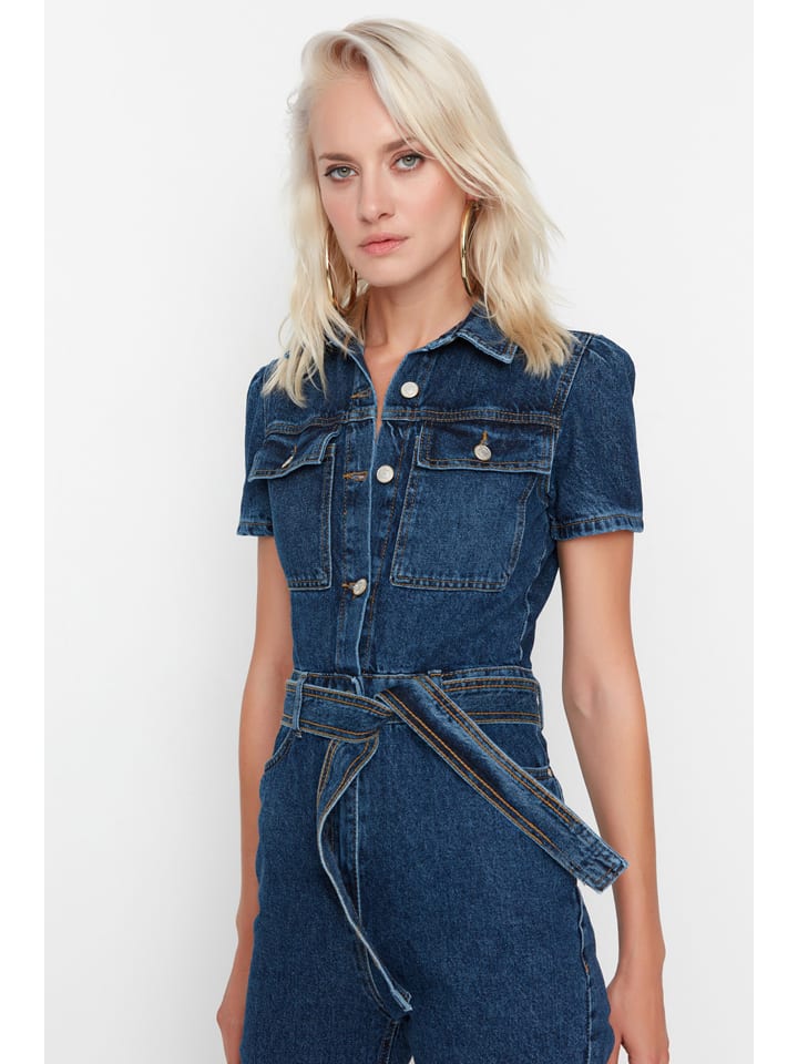 trendyol Jumpsuit in Blau günstig kaufen