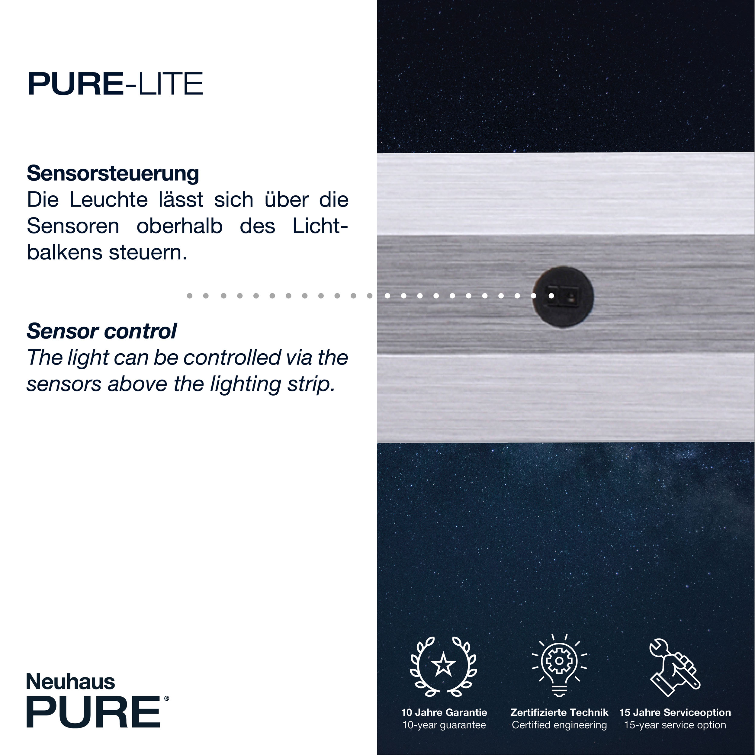 PURELED-Pendelleuchte 1flg