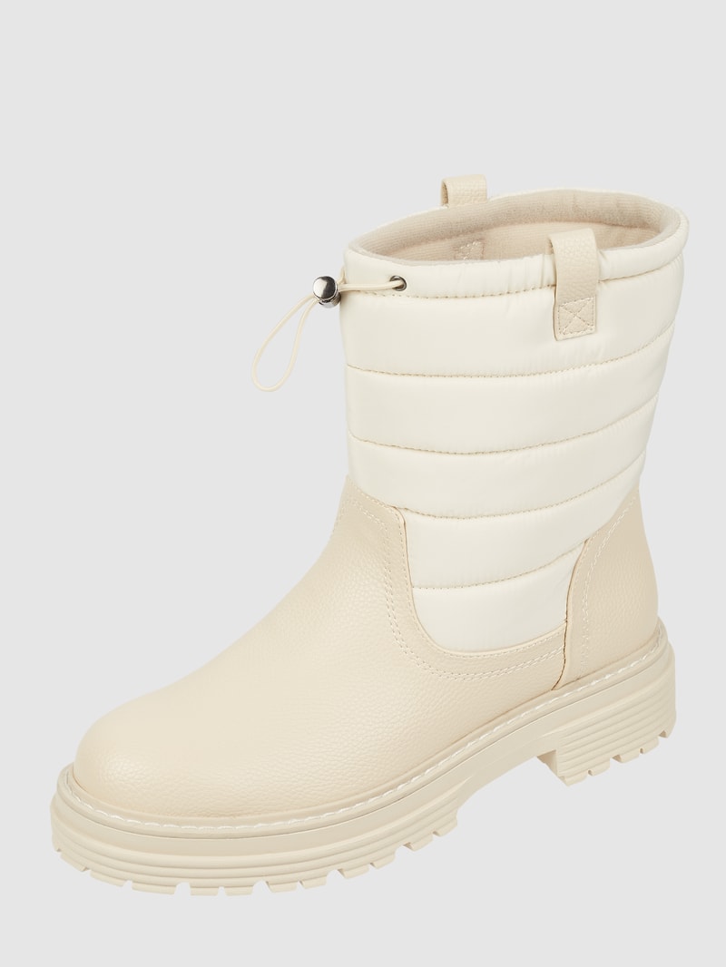Boots mit Fleecefutter in offwhite