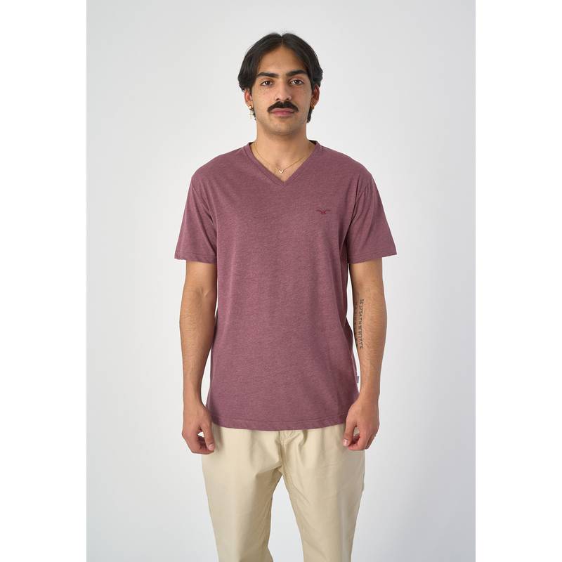 Cleptomanicx Ligull Regular V T-Shirt Herren