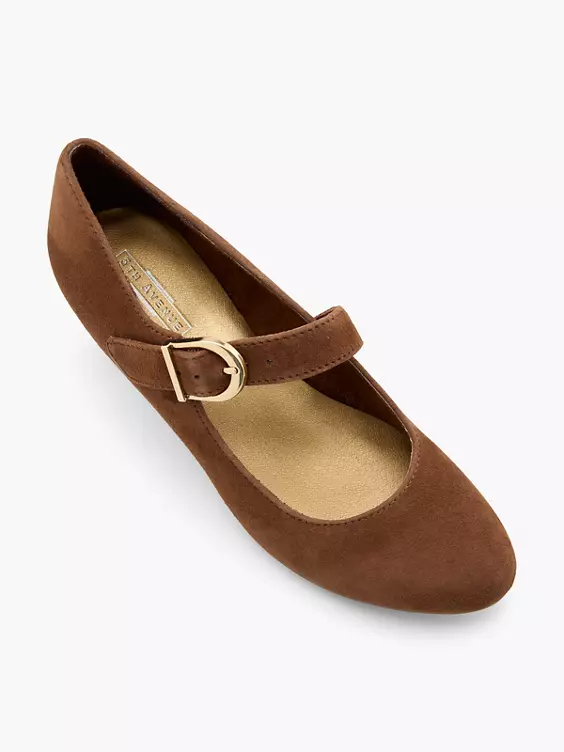 5th Avenue Leder Spangenpumps