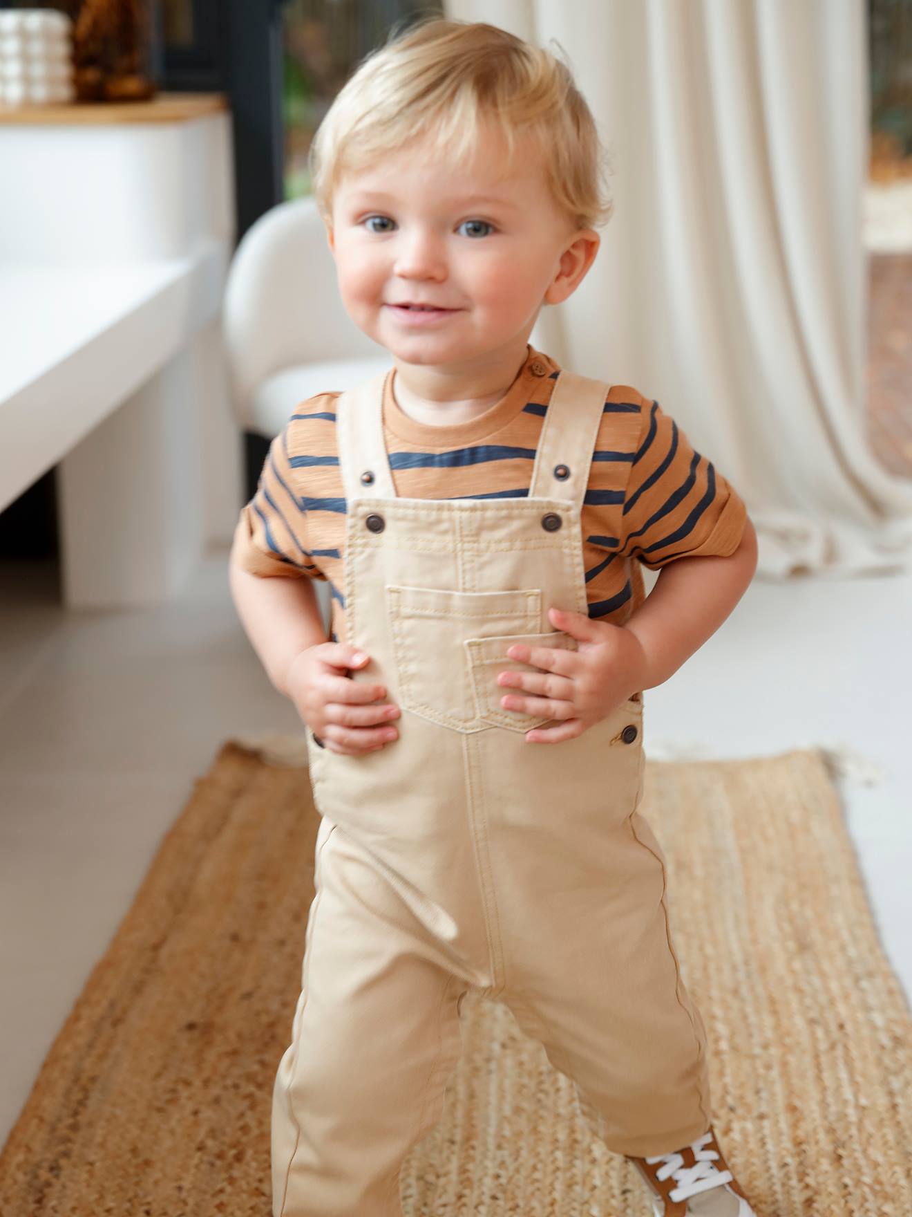 Vertbaudet Baby Latzhose - gelb