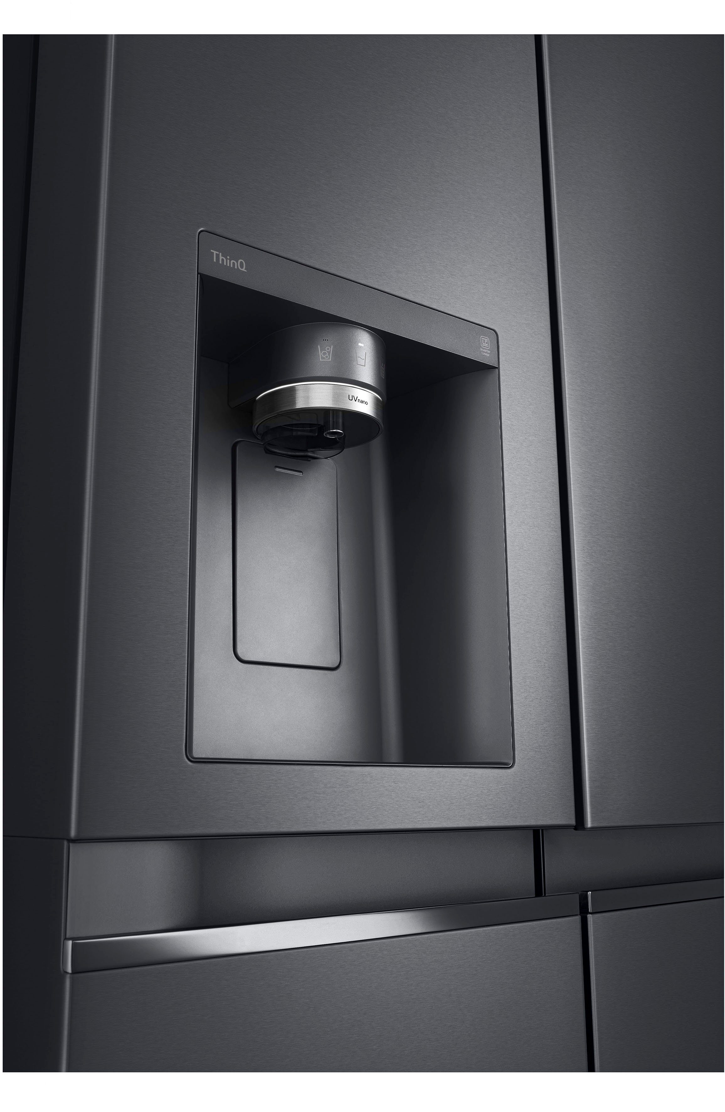 LG Side-by-Side L-Serie GSLV91MCAC, 179 cm hoch, 91,3 cm breit, 4 Jahre Garantie inklusive