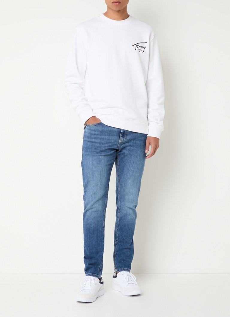 Calça jeans Tommy Hilfiger Austin slim fit em lavagem média