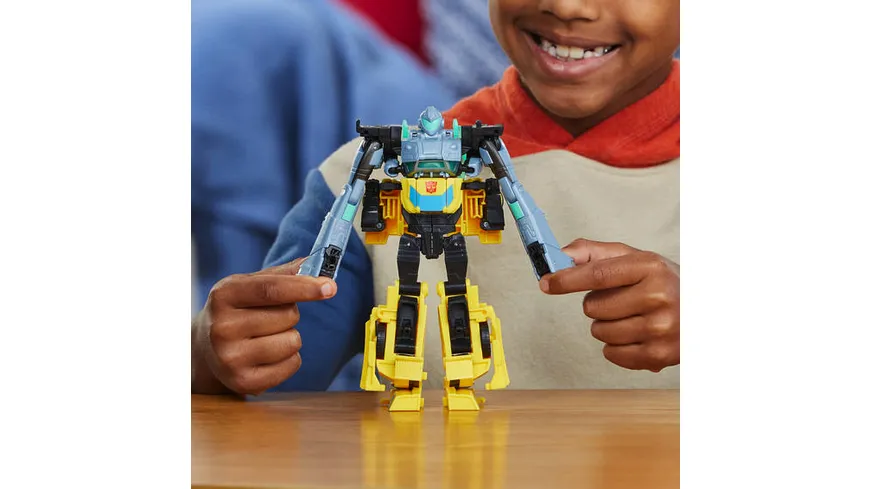 Hasbro - Transformers EarthSpark Cyber-Combiner Bumblebee und Mo Malto