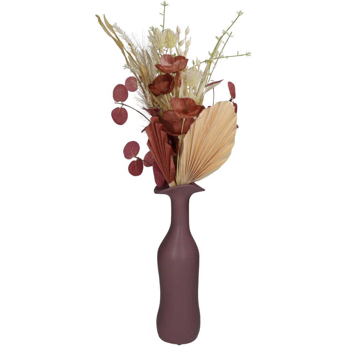 Trendhopper Vase Organic Aubergine 33 cm