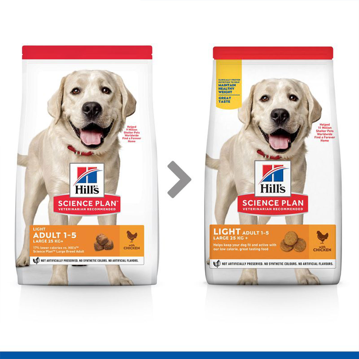 Hill's Science Plan Hund Light Large Breed Adult Huhn 14kg