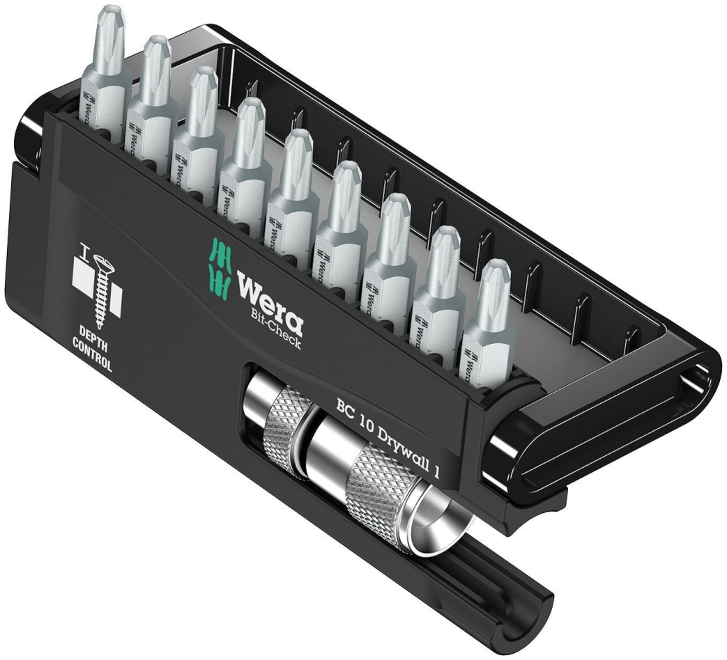 Wera 05136011001 Bit-Check 10 Trockenbau 1, 10-teilig