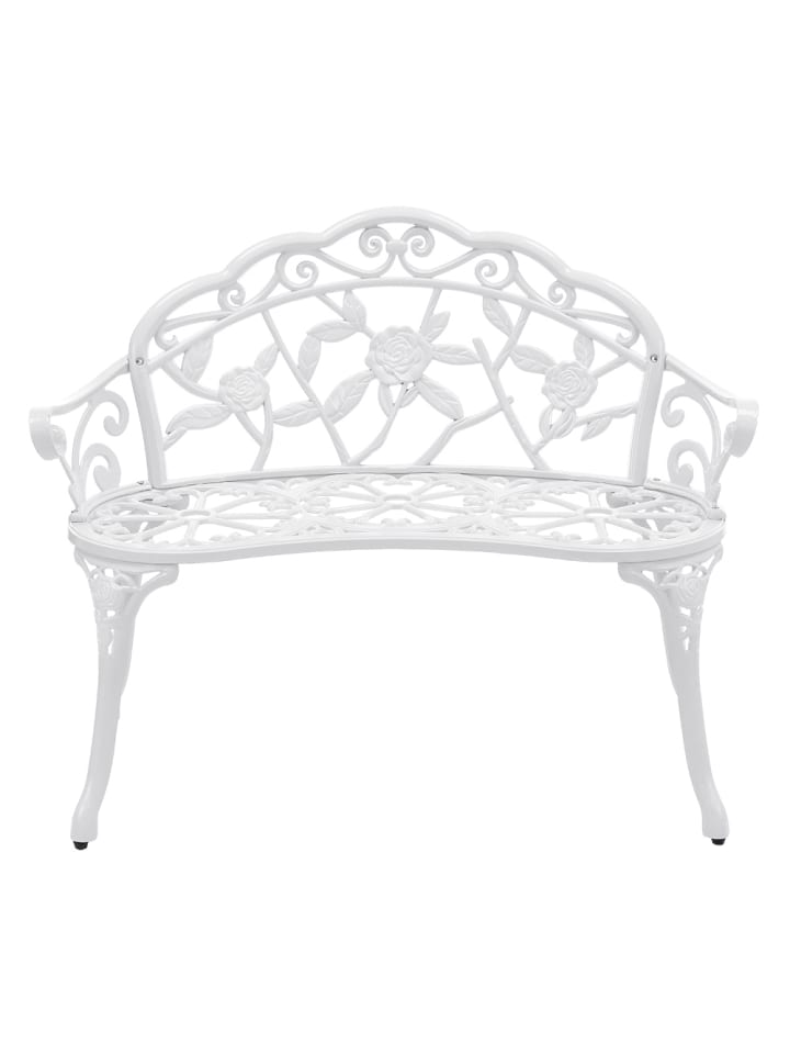 casa.pro Bank Monfalcone in Weiß (L)99cm (B)54cm (H)78cm günstig kaufen onesize