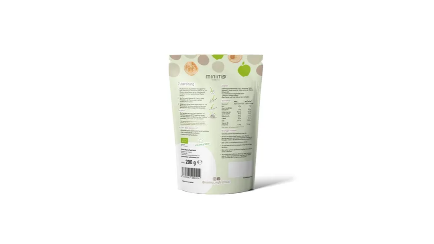minimo Bio Baby Pancakes Hafer Apfel 200 g