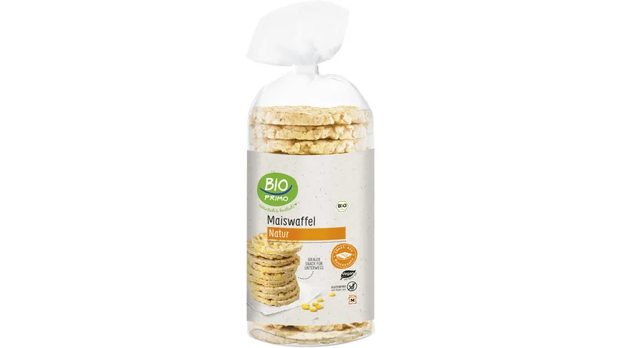 BIO PRIMO Bio Maiswaffeln ohne Salz 110 g