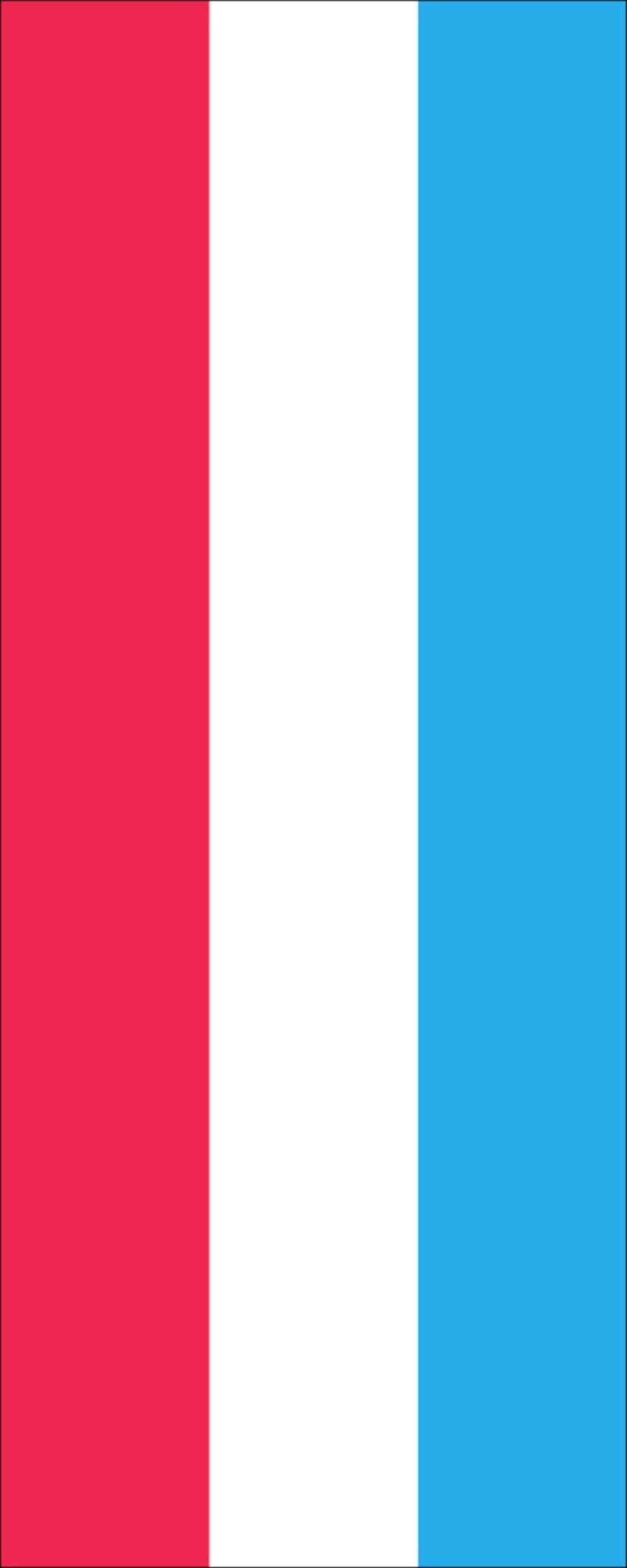flaggenmeer Flagge Flagge Luxemburg 110 g/m² Hochformat