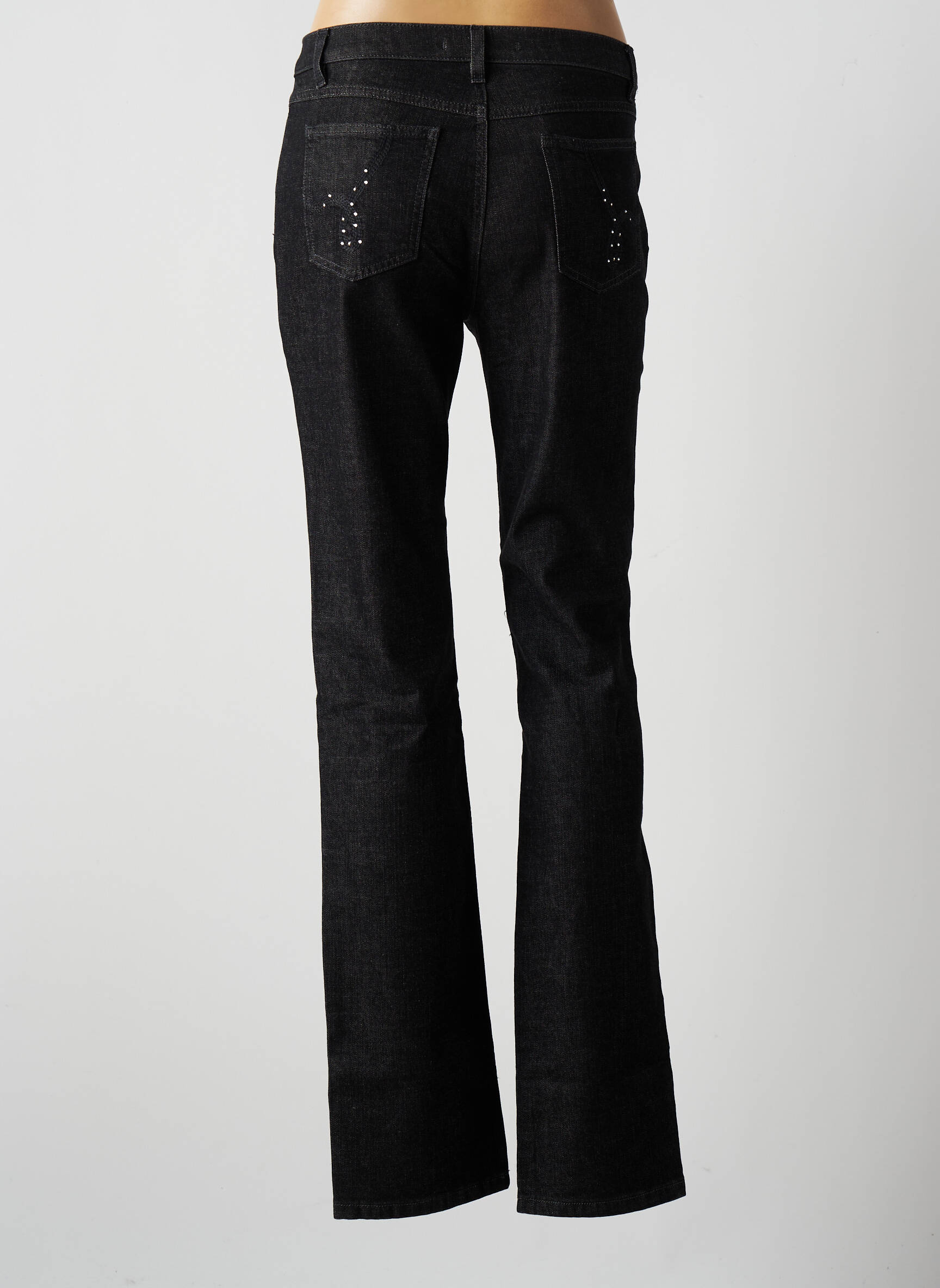 Saint Hilaire Jeans Coupe Droite Femme couleur noir