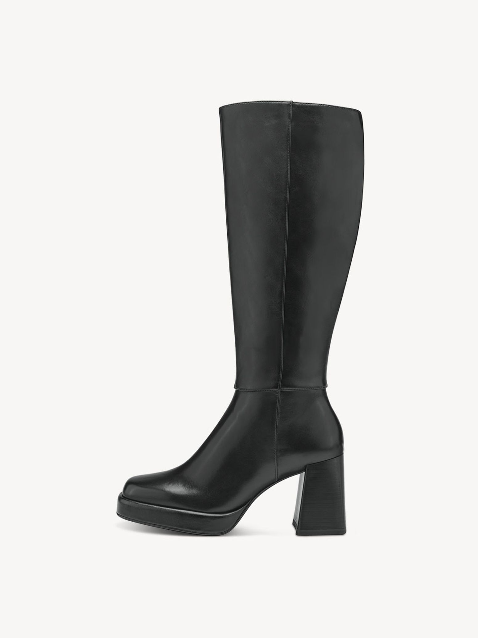 Bottes en cuir - noir