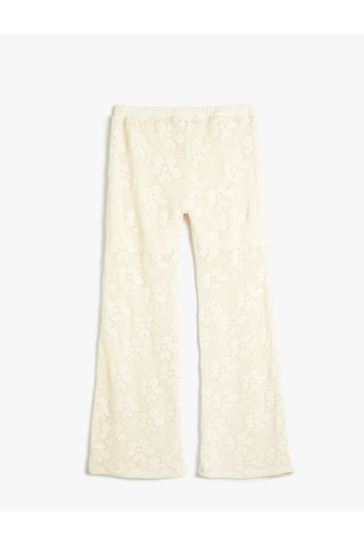 Koton  I?spanyol-Bein-Häkel-Leggings-Hose, halbgefütterte elastische Taille