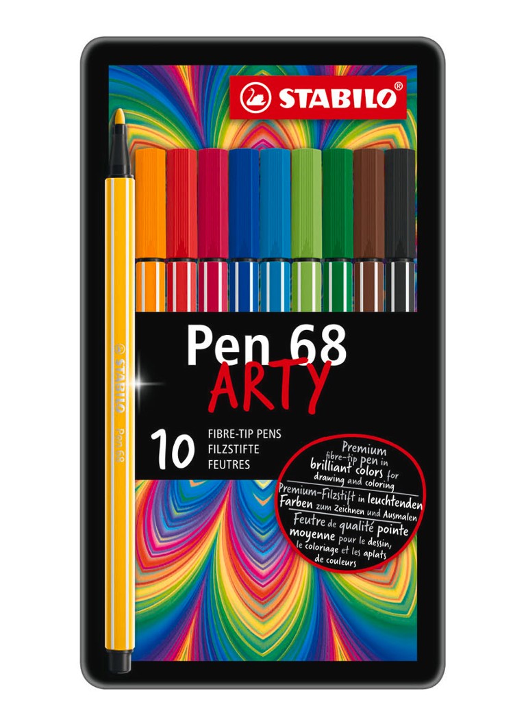 Zestaw 10 markerów Stabilo Pen 68 Arty.