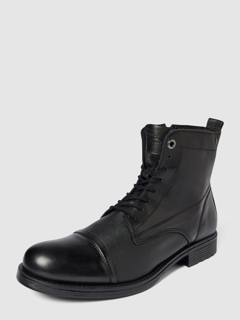 Boots aus Leder Modell 'SHAUN' in schwarz