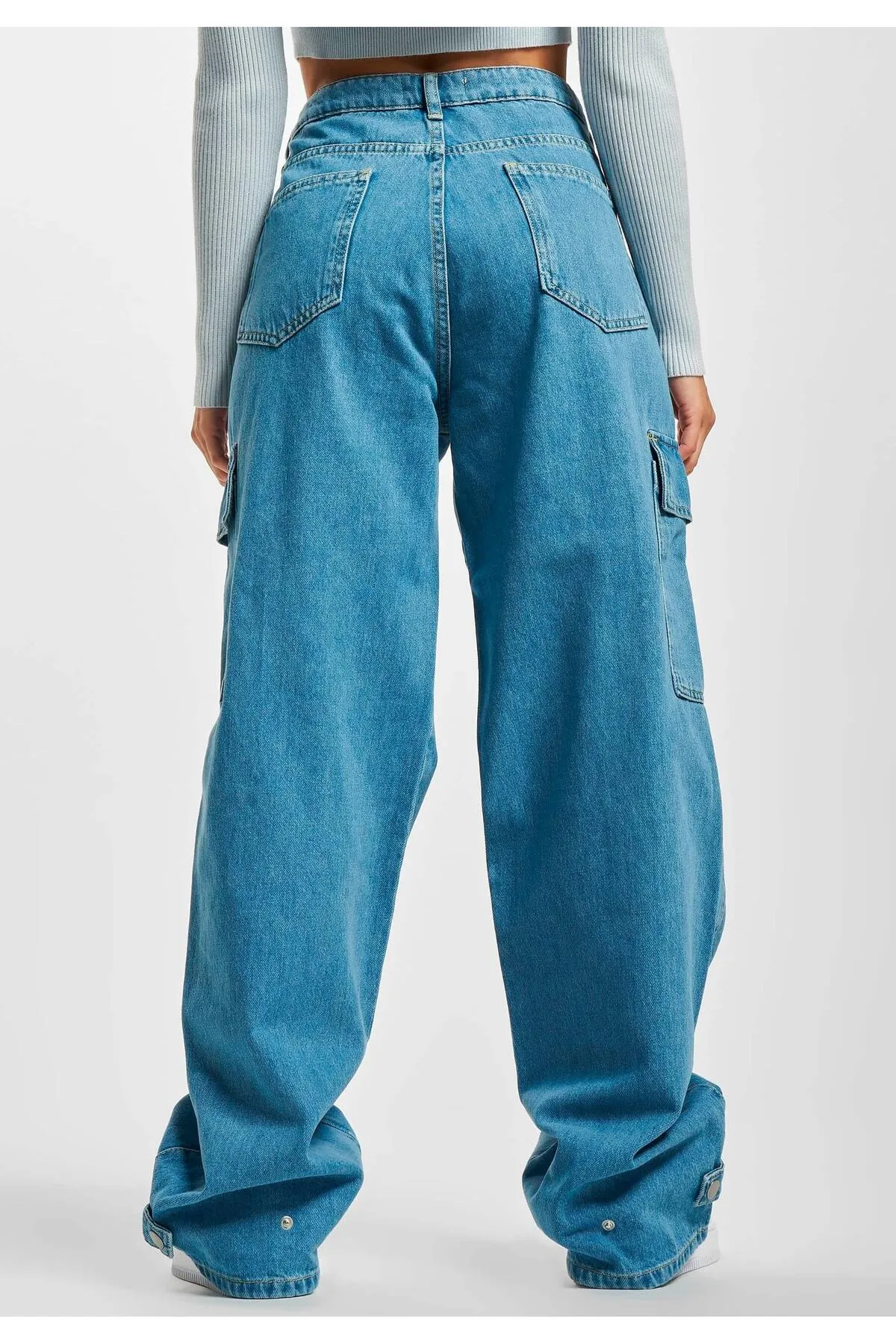 DEF  Damen DEF Cargohose Denim