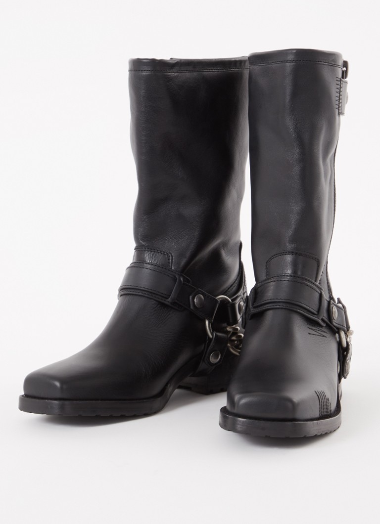 Bota biker Igata de Zadig&Voltaire de piel de becerro