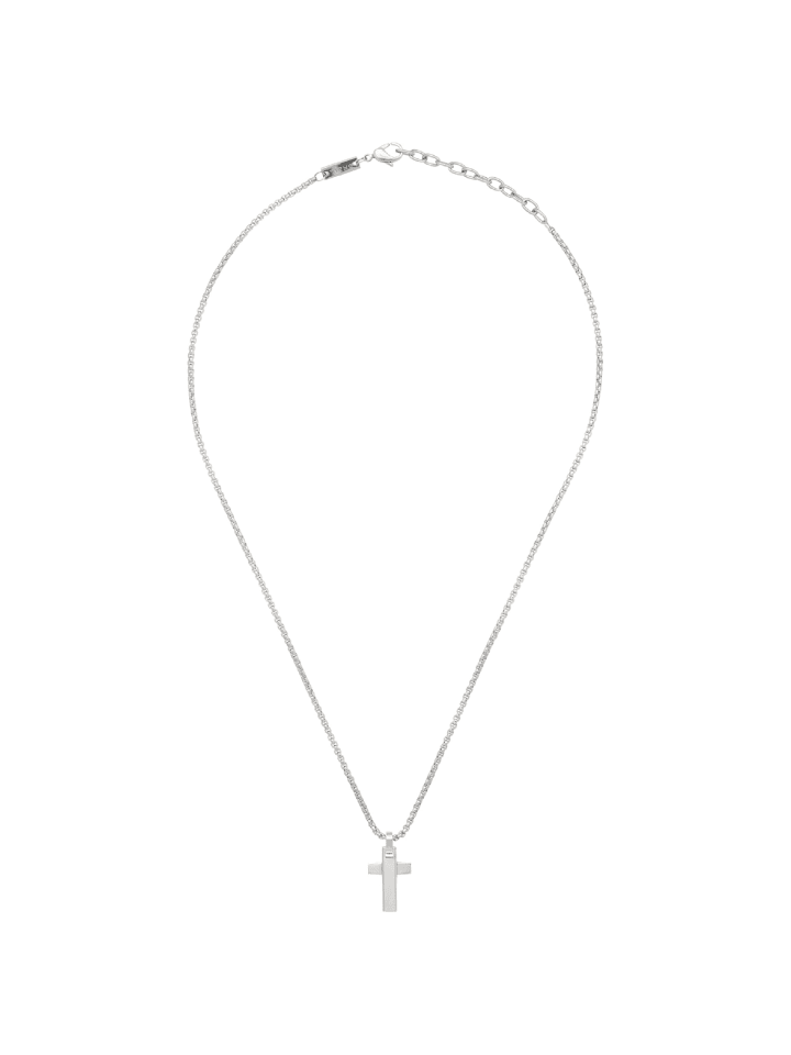 Breil Halskette tag and cross silber günstig kaufen 51 cm