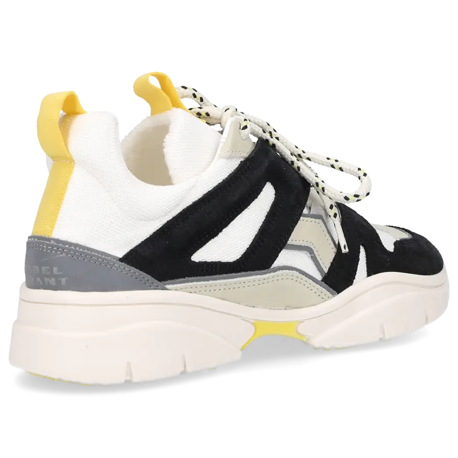 Isabel Marant - Sneaker low KINDSAY Materialmix - schwarz