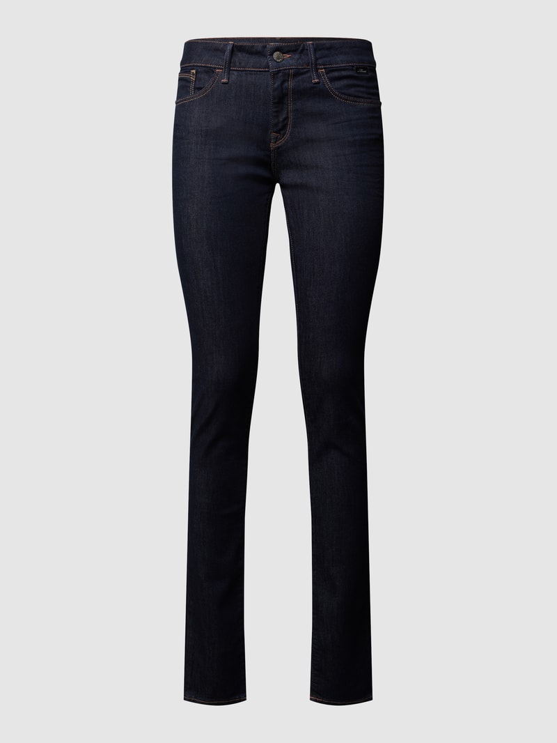 Super Skinny Fit Jeans Viskose-Anteil mit Modell 'Adriana' in dunkelblau