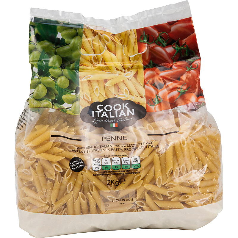 Pasta rør 2 kg