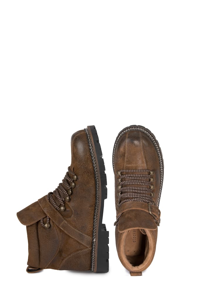 Stockerpoint Stockerpoint Trachtenstiefel Tiago in hellbraun gespeckt günstig kaufen