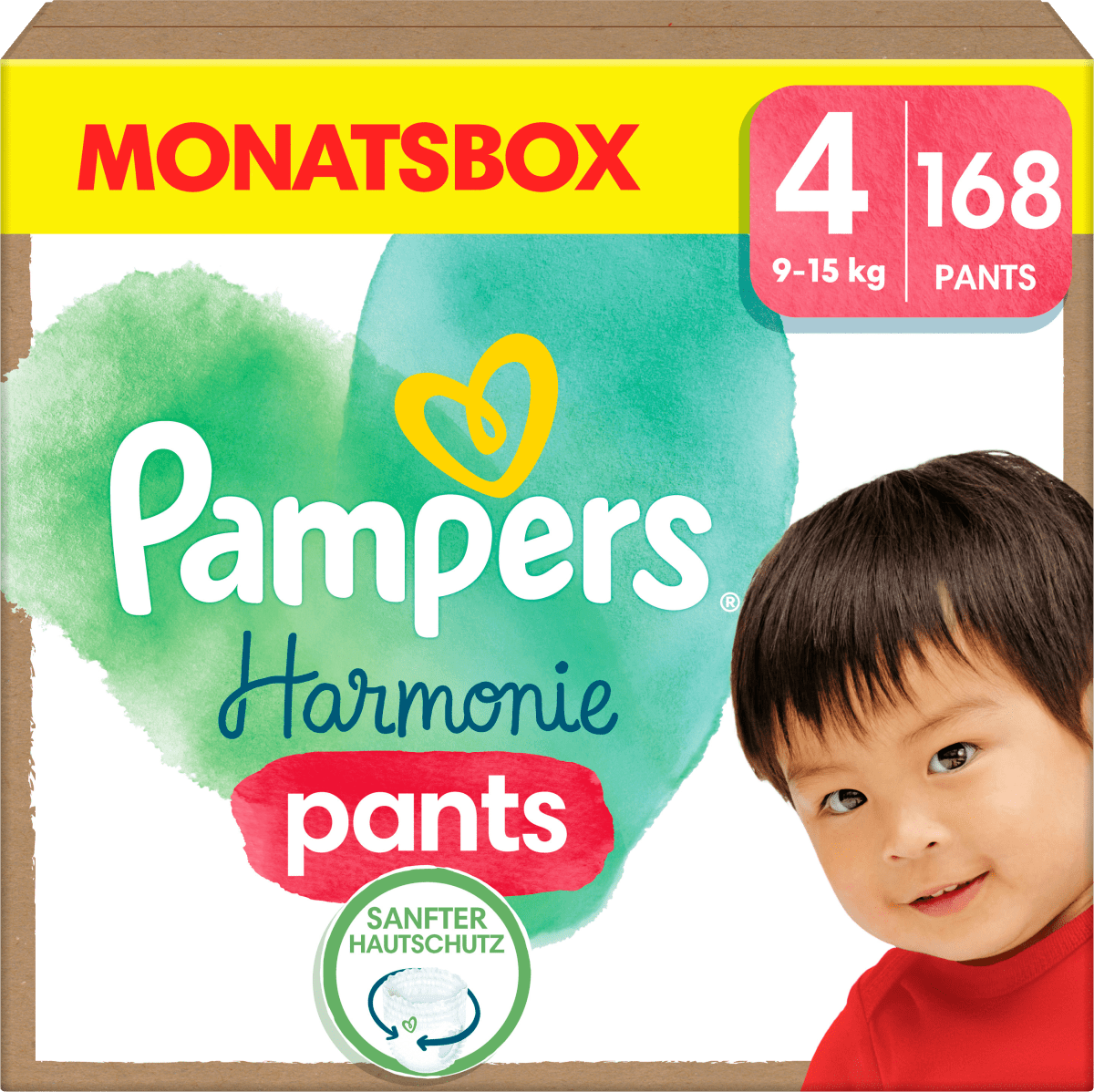 Baby Pants Harmonie Gr.4 Maxi (9-15 kg), Monatsbox, 168 St
