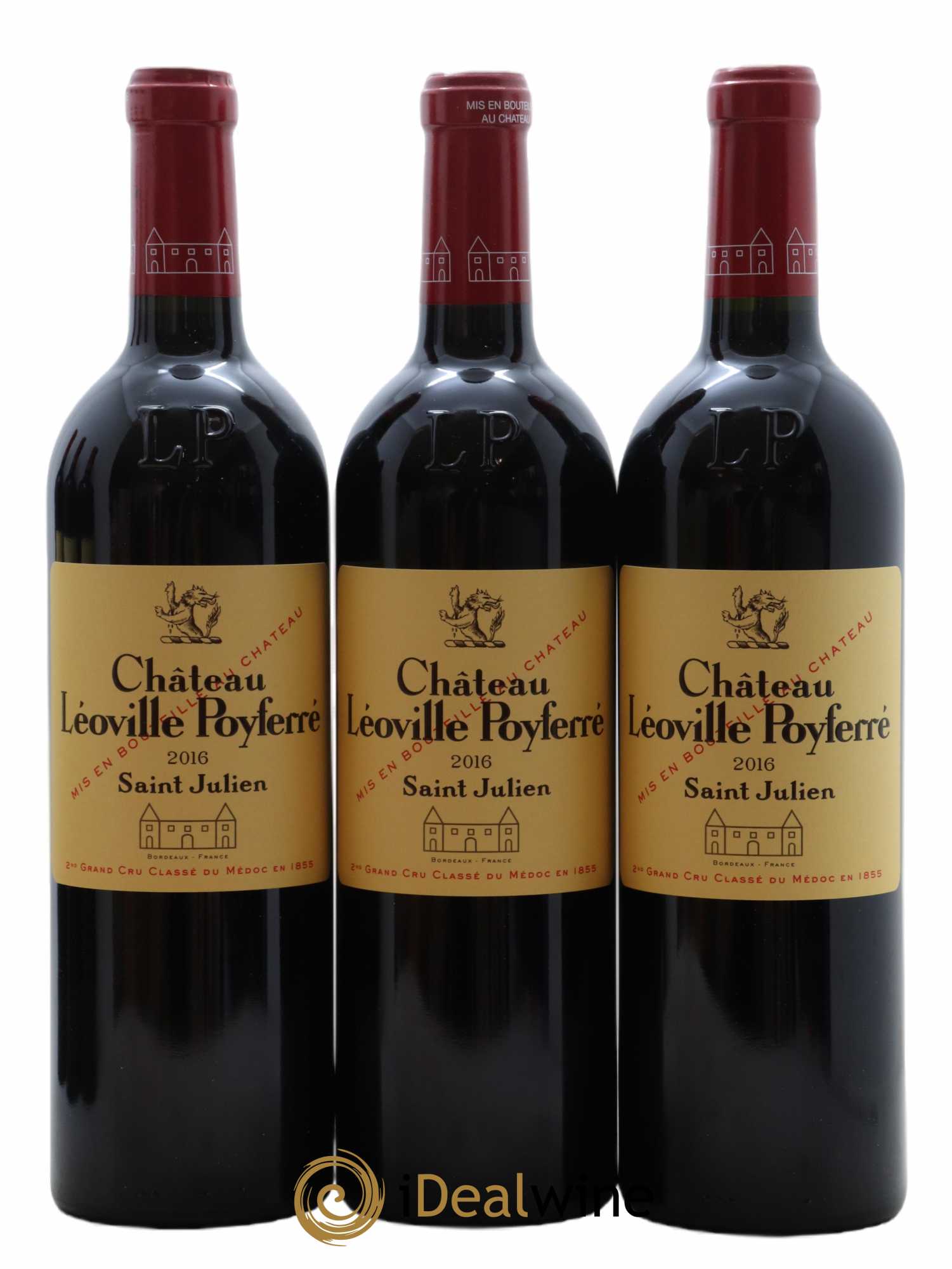 Château Léoville Poyferré 2ème Grand Cru Classé  2016 - Lot de 6 Bouteilles
