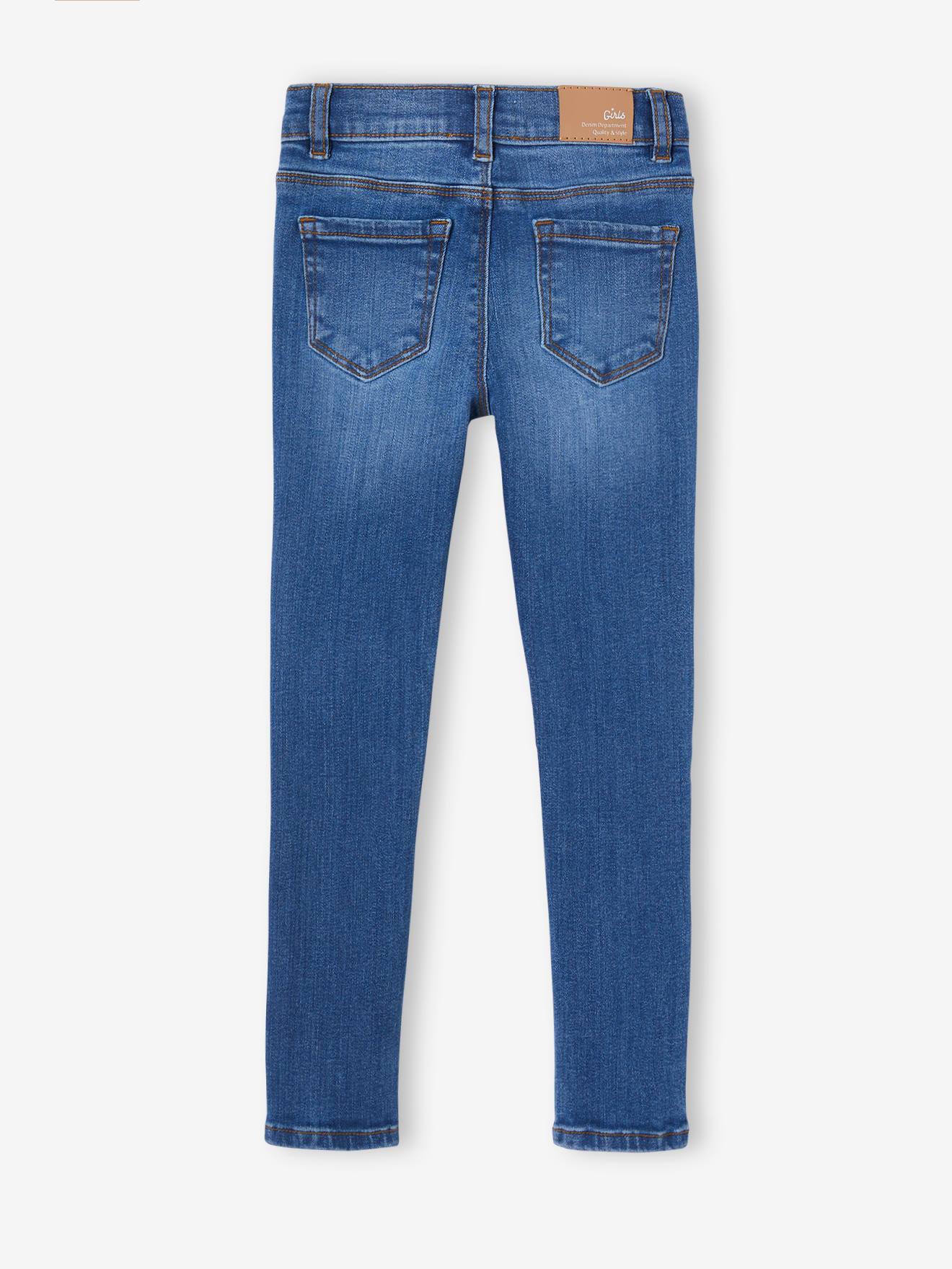 Vertbaudet Mädchen Skinny-Jeans BASIC - blau