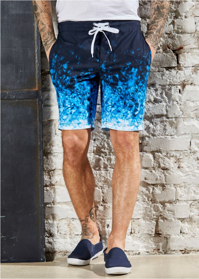 Strand-Bermuda aus recyceltem Polyester