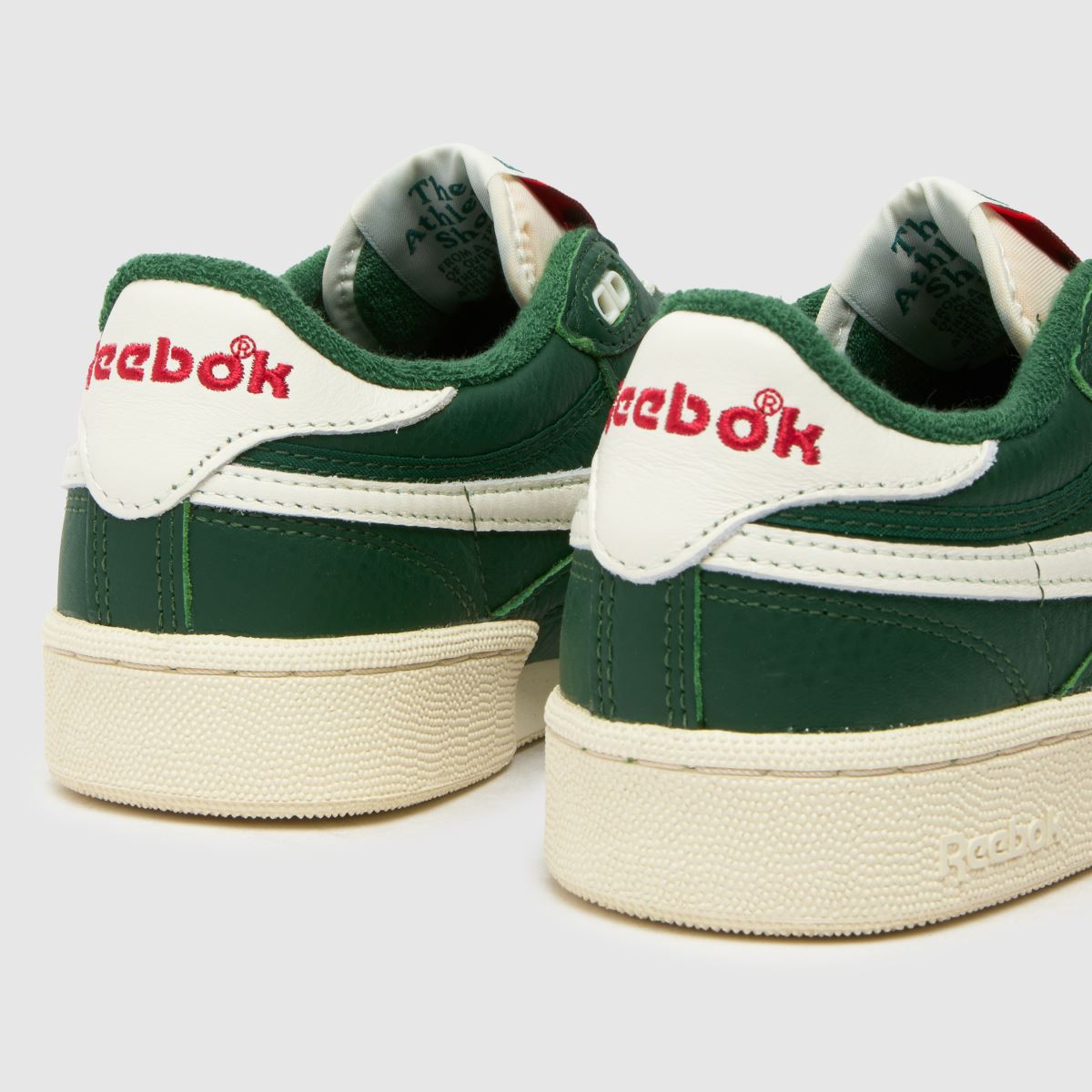 Reebok – Club C Revenge – Mörkgröna vintage-sneakers