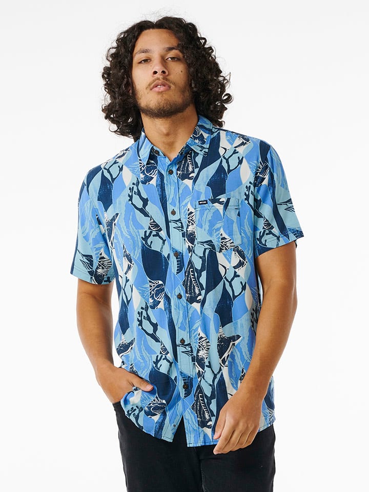 Rip Curl Hemd in Blau günstig kaufen