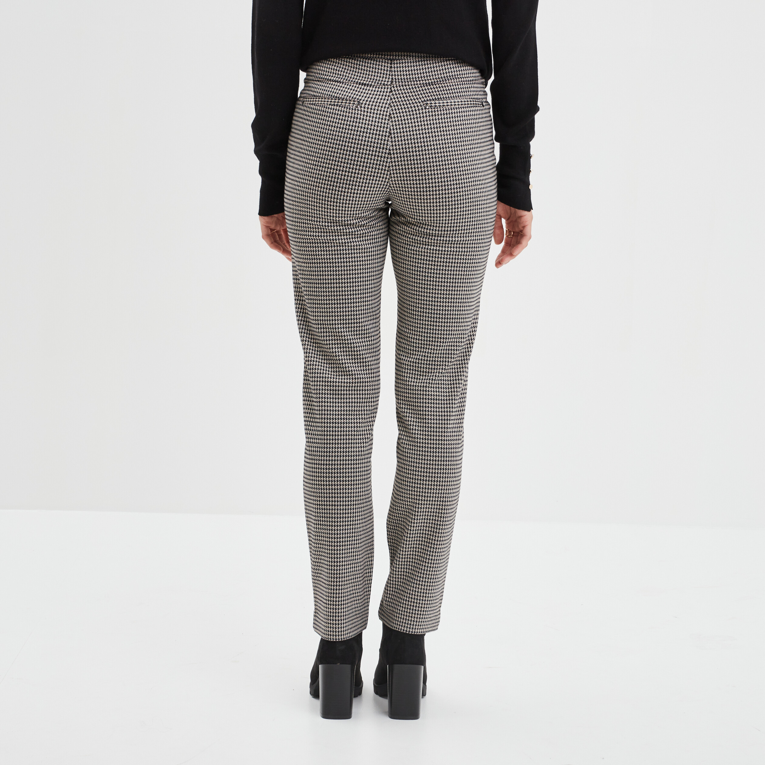 Pantalon slim ajusté 7 8ème beige femme | La Halle