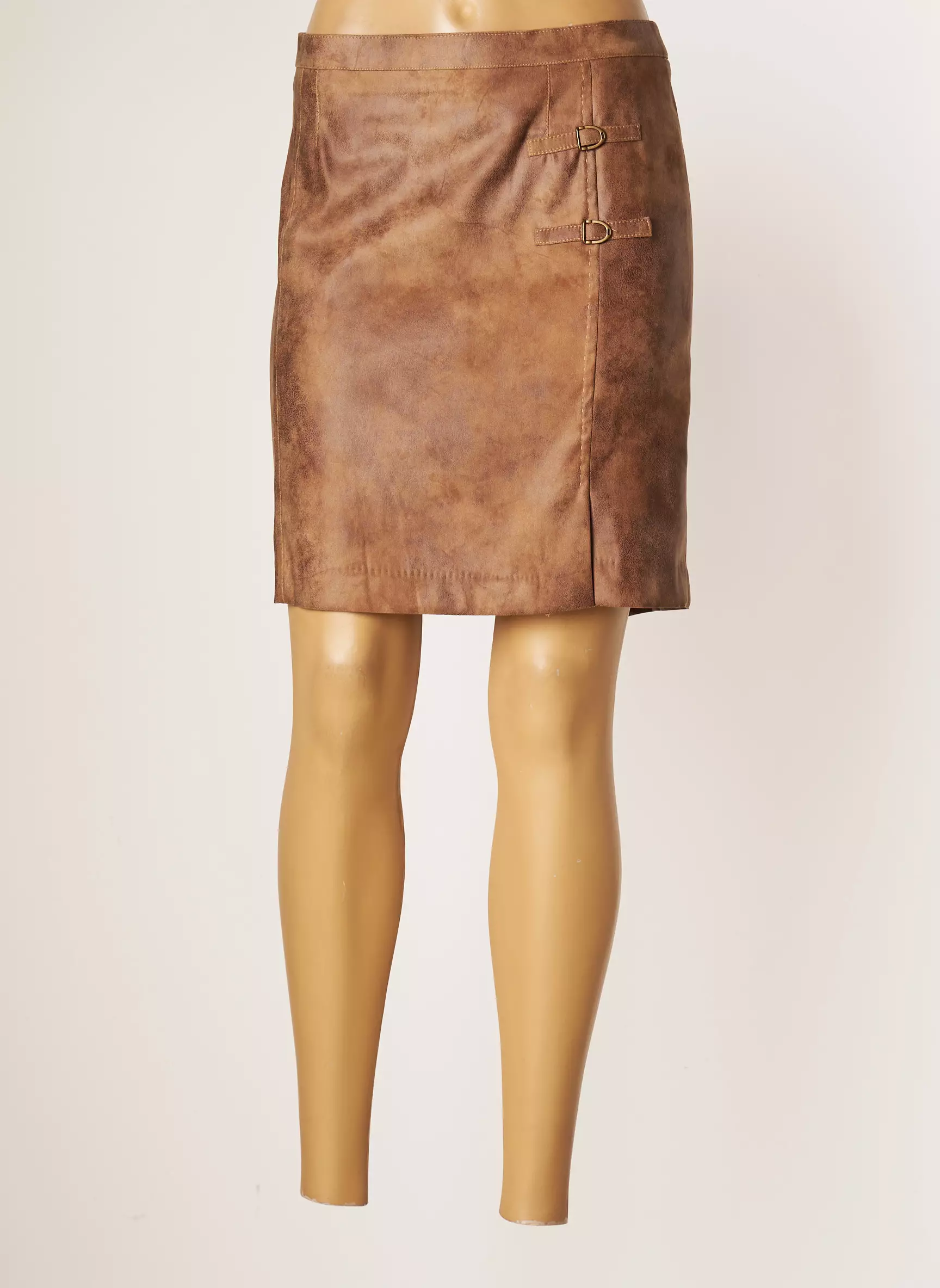 Jumfil Jupes Courtes Femme couleur marron