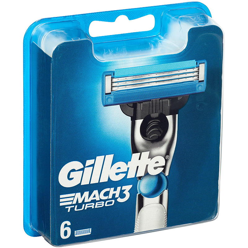 Gillette Gillette blader 6-pk Mach3 Turbo