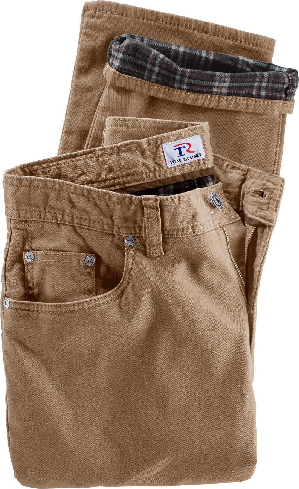 Tom Ramsey Thermohose im 5-Pocket-Style, Futter aus weichem Fleece