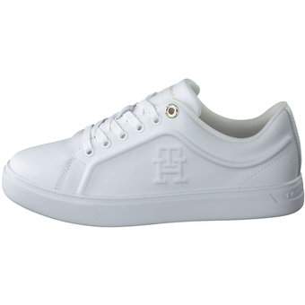 Tommy Hilfiger Casual Leather Cupsole in weiß