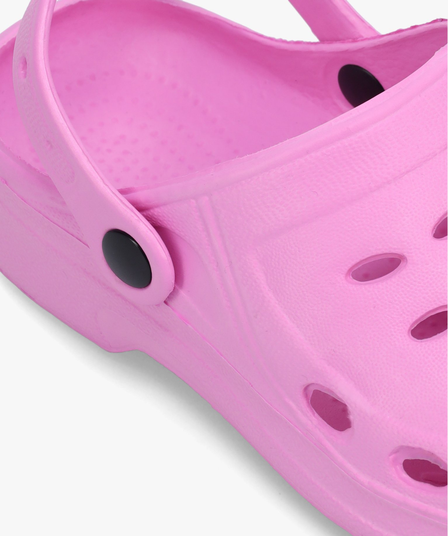 Sabots souples fille unis perforés rose | GEMO