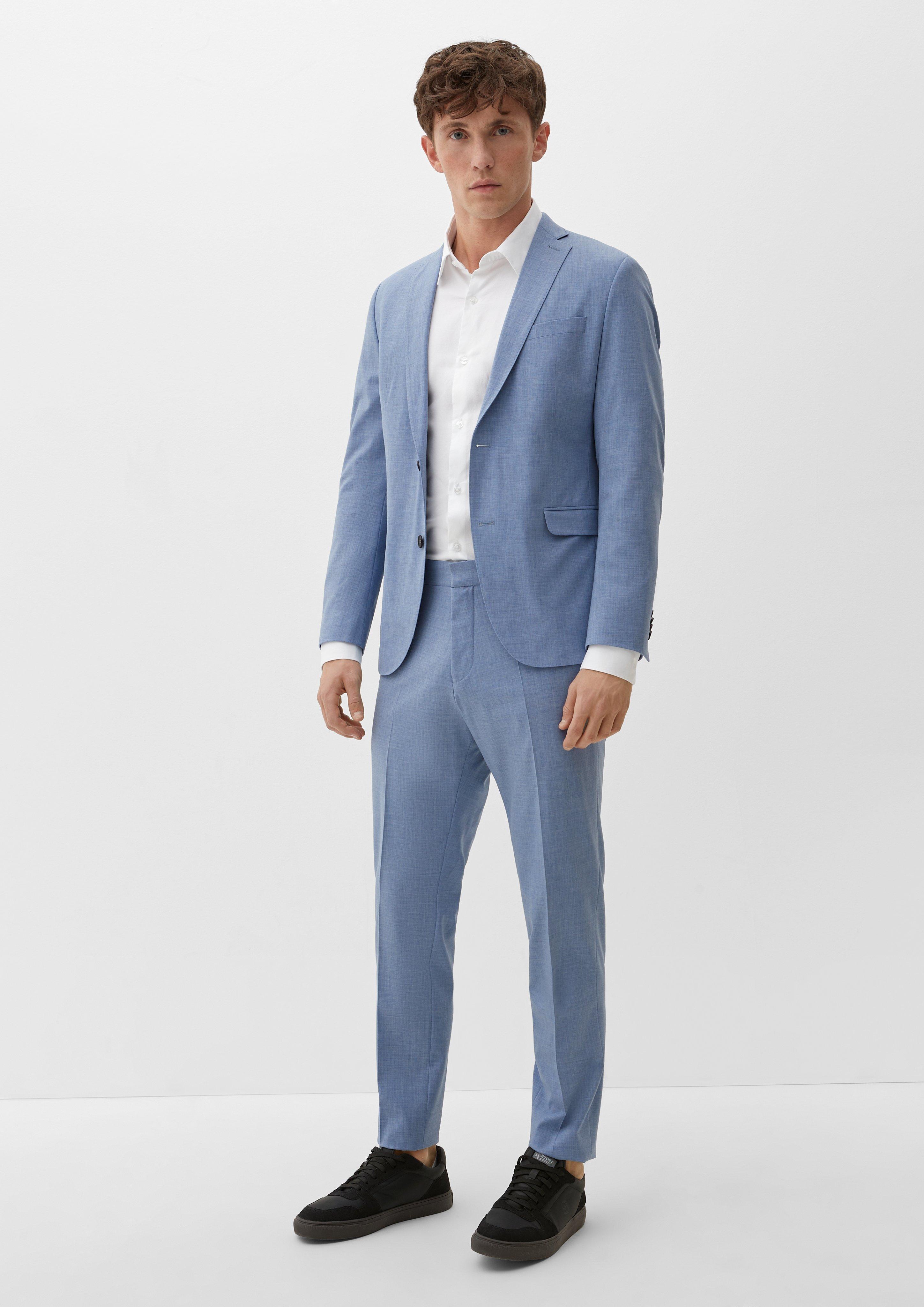 Slim: Sakko aus Wollmix  2130191-52W3