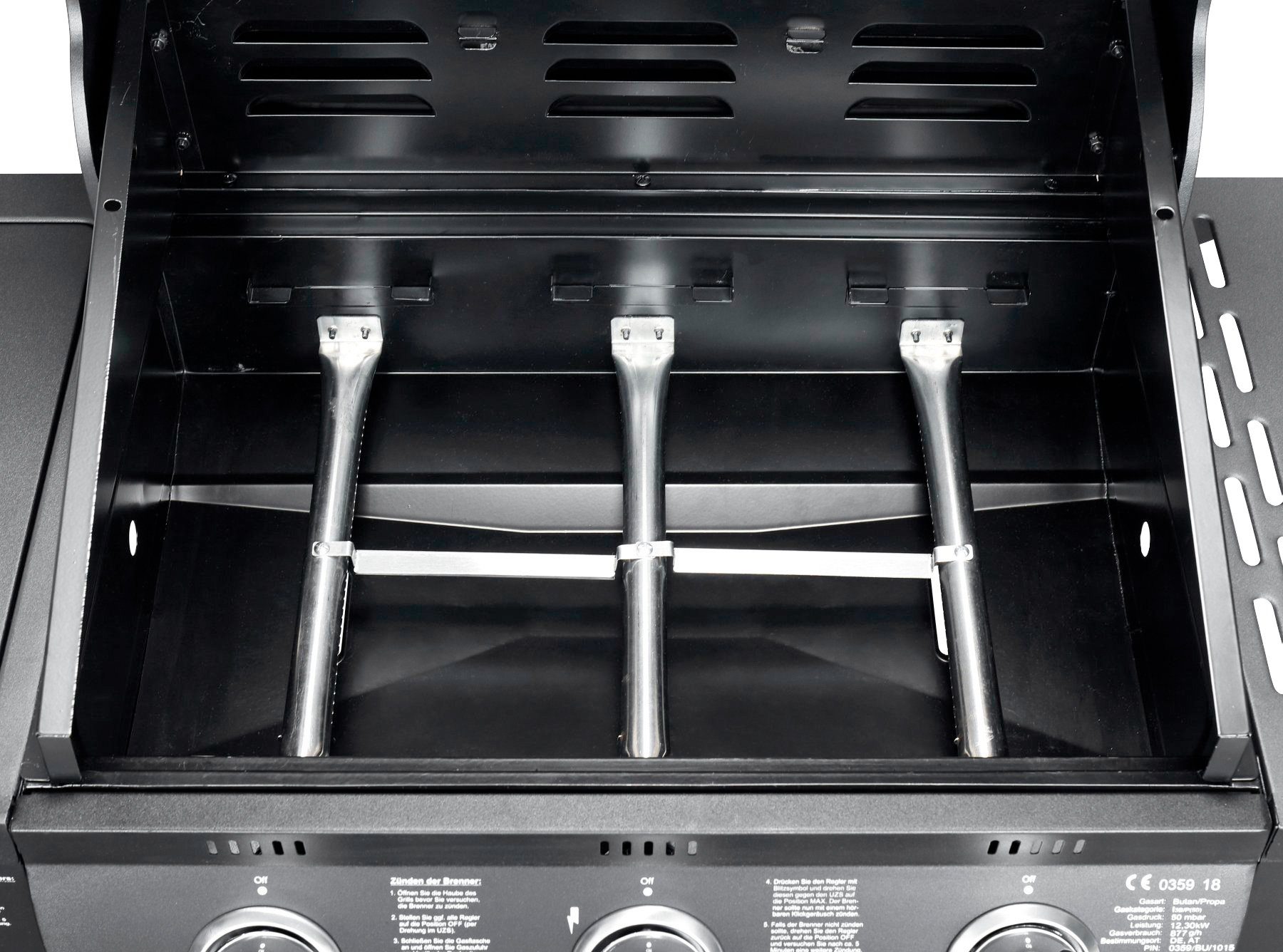 El Fuego Gasgrill Columbus 3+1, BxTxH: 117,5x58,5x107,5 cm