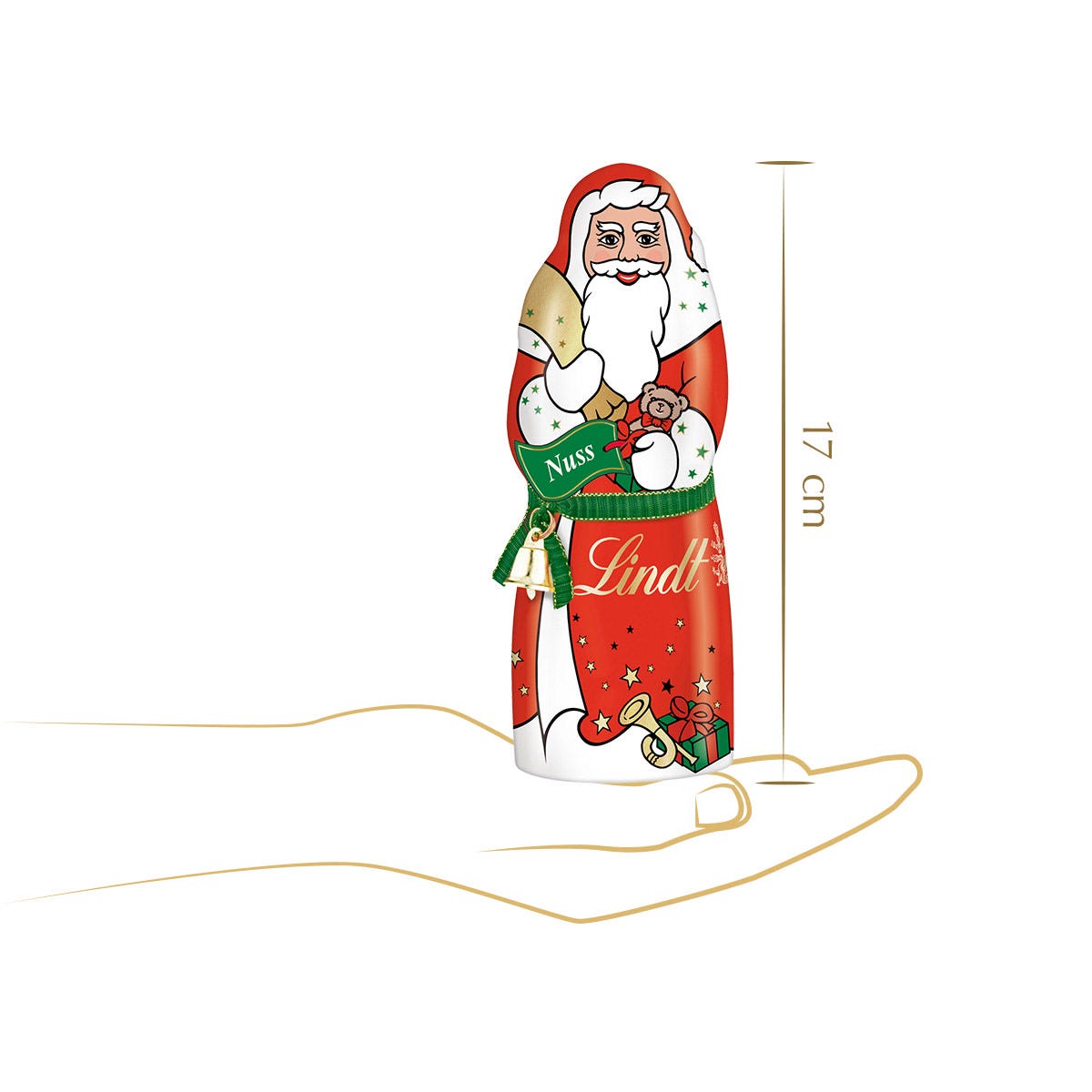 Weihnachtsmann Nuss, 125g