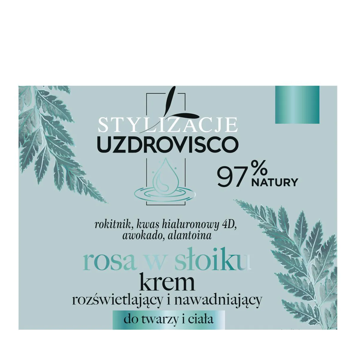 Uzdrovisco Rosa u teglici Posvjetljujuća i hidratantna krema za lice i tijelo